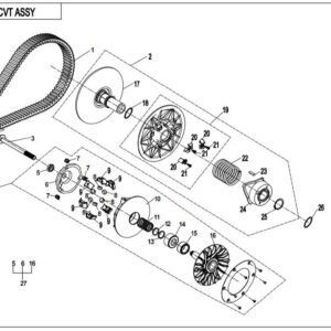 CVT ASSY(NON SPEED LIMITED&DIE THRUST COLLAR)