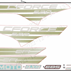 F19-1-C DECAL KITS(EU168, HUNTER GREEN)