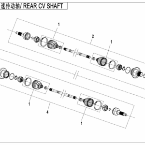 F28-A REAR CV SHAFT(ODM)