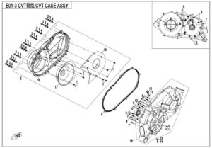 CVT CASE ASSY