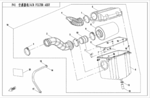 F41 AIR FILTER ASSY