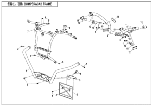 F23-B-V1 BUMPER @^ CAB FRAME(LOF)