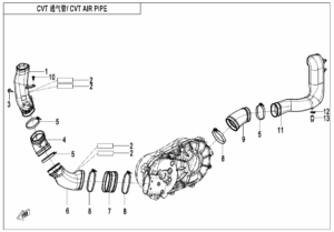 F00-2-V1 CVT AIR PIPE