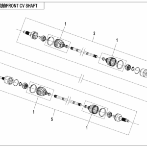 FRONT CV SHAFT