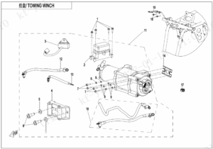 F15-2-A-V1 TOWING WINCH(WIRE ROPE)