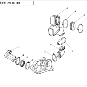 F00-2 CVT AIR PIPE@^SIDE COVER