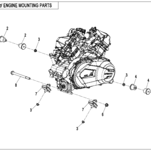 F00-1 ENGINE MOUNTING PARTS