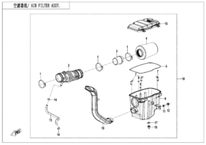 F41-B-V2 AIR FILTER ASSY