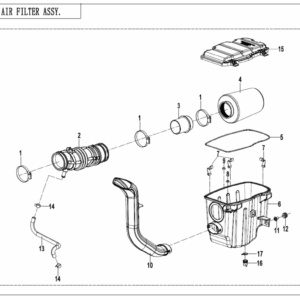F41-B-V2 AIR FILTER ASSY