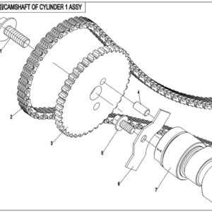 Vačková hřídel I