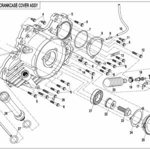 LEFT CRANKCASE COVER ASSY.