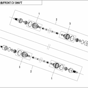 F27 FRONT CV SHAFT