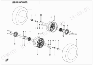 F07 FRONT WHEEL