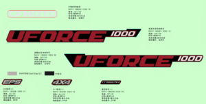F19-2-D DECAL KITS(EU167,NUBULA BLACK)