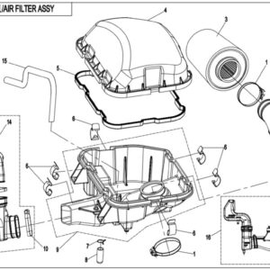 Vzduchový filtr komplet