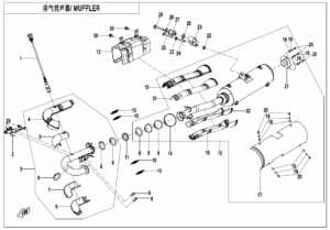 F02-A-V1 MUFFLER(NA)