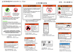 F19-2-B WARNING DECAL(Turkey)