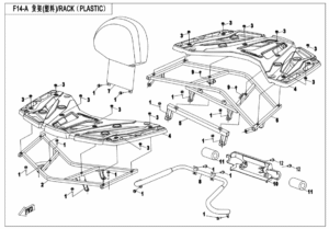 F14-A RACK(PLASTIC)