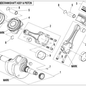 CRANKSHAFT & CONNECTING ROD & PISTON ASSY
