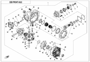 F31 FRONT AXLE