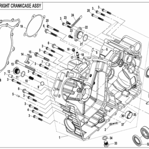 Pravý blok motoru II