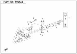F40-V1 TOWBAR