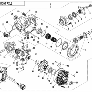 F31 FRONT AXLE