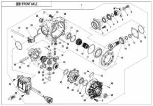 F31 FRONT AXLE