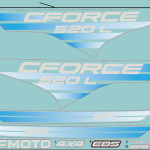F19-1-D DECAL KITS(EU168, CM EXPLORE BLUE)
