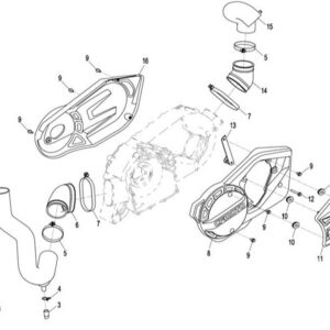 Chladící systém CVT + kryt