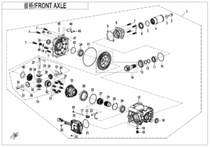 F31 FRONT AXLE