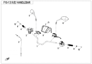 F10-1 HANDLEBAR