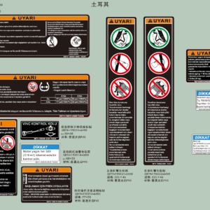 F19-2-B WARNING LABEL(TURKEY)