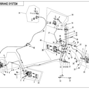 Brzdový systém (LH,ASSEMBLED,ORDINARY)