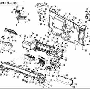 F04-2-B-V2 FRONT PLASTICS(FOR TFT)