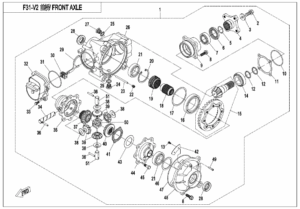 F31-V2 FRONT AXLE