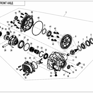 F31 FRONT AXLE