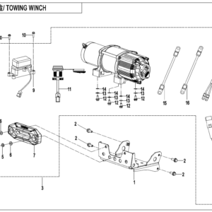 F15-2-V1 TOWING WINCH