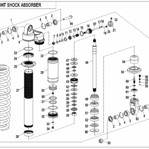 F05-2-C-V2 FRONT SHOCK ABSORBER(GAS,RUSSIA)
