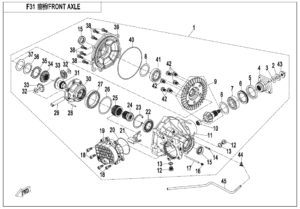 F31-V2 FRONT AXLE