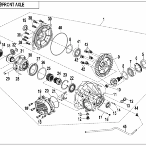 F31-V2 FRONT AXLE