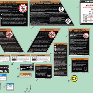 F19-1-A WARNING DECAL KITS(EURO)