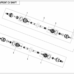 F27 FRONT CV SHAFT