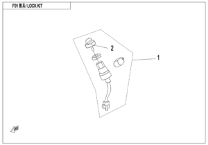 F01 LOCK KIT