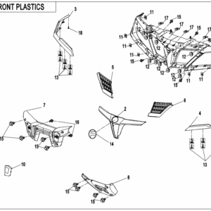 F04-1 FRONT PLASTICS