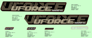 F19-2-D DECAL KITS(NEBULA BLACK)