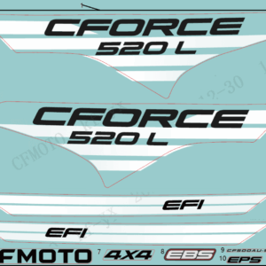 F19-1-A DECAL KITS(EU168, FORCE RED, LAVA ORANGE)