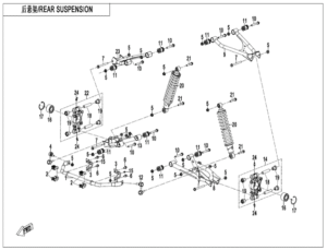Zadní zavěšení