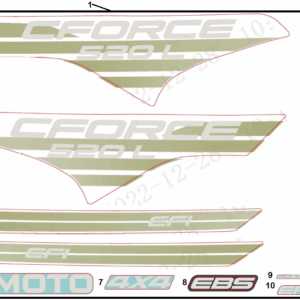 F19-1-C DECAL KITS(EU168, HUNTER GREEN)