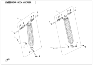 F06-2-C REAR SHOCK ABSORBER(OIL,RUSSIA)